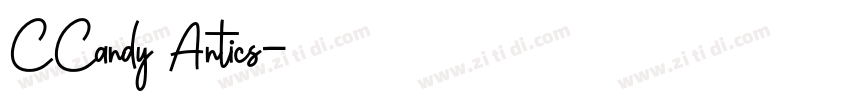 CCandy Antics字体转换